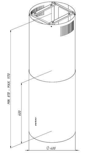 Купить Вытяжка островная Akpo WK-10 Balmera черный  5354581. Характеристики, отзывы и цены в Донецке