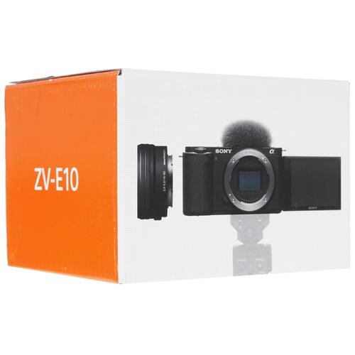 Купить Беззеркальный фотоаппарат Sony Alpha ZV-E10 Kit 16-50mm черный  5072693. Характеристики, отзывы и цены в Донецке