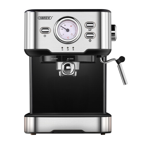 Купить Кофеварка рожковая Hibrew CM5403 серебристый  9156827. Характеристики, отзывы и цены в Донецке