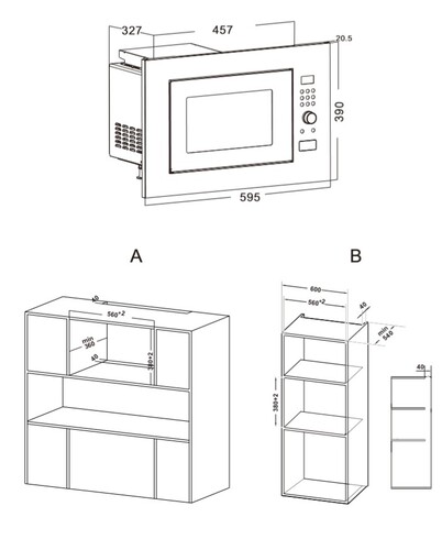 Купить Встраиваемая микроволновая печь Hotpoint MF20G IX HA серебристый  9136624. Характеристики, отзывы и цены в Донецке