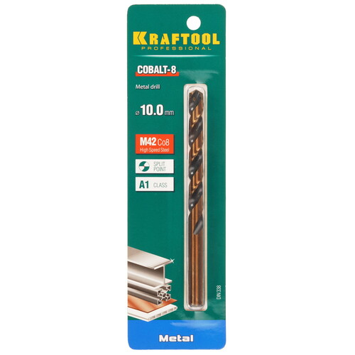 Купить Сверло спиральное KRAFTOOL 29656-10  9123361. Характеристики, отзывы и цены в Донецке