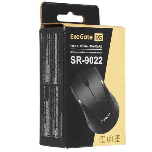 Купить Мышь беспроводная Exegate SR-9022  9197702. Характеристики, отзывы и цены в Донецке