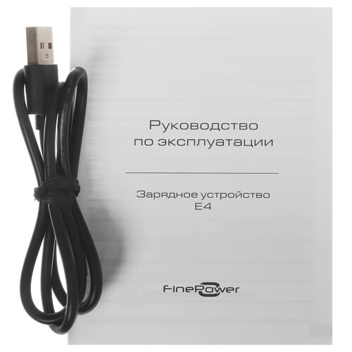 Купить Зарядное устройство FinePower E4  5096995. Характеристики, отзывы и цены в Донецке