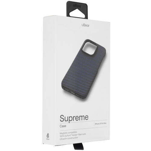 Купить Накладка  uBear Supreme Kevlar для Apple iPhone 15 Pro Max синий/черный  5460665. Характеристики, отзывы и цены в Донецке