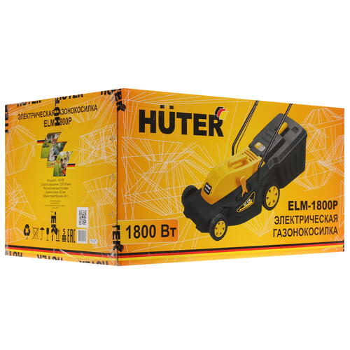 Купить Электрическая газонокосилка Huter ELM-1800P  1263942. Характеристики, отзывы и цены в Донецке