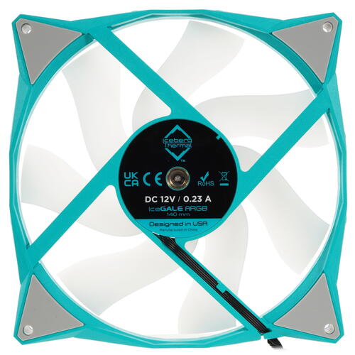 Купить Комплект вентиляторов Iceberg Thermal IceGALE ARGB 140mm [IceGALEARGB140mmTEAL2P]  5416821. Характеристики, отзывы и цены в Донецке