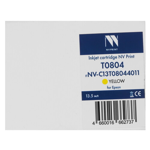Купить Картридж NV Print T0804 желтый  5643293. Характеристики, отзывы и цены в Донецке