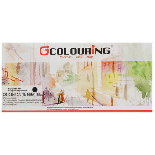 Купить Картридж лазерный Colouring CG-CE410A черный  1377669. Характеристики, отзывы и цены в Донецке