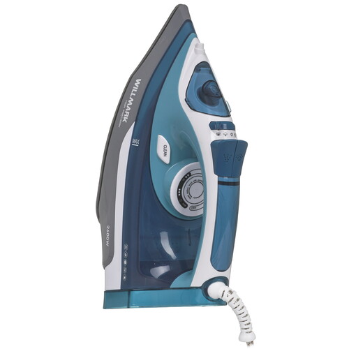 Купить Утюг WILLMARK SI-2678CB голубой  9269592. Характеристики, отзывы и цены в Донецке