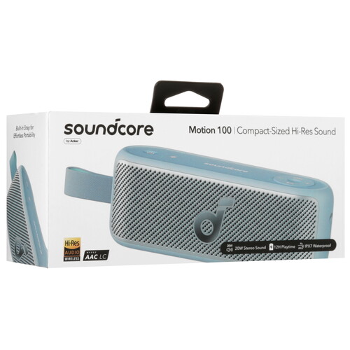 Купить Портативная колонка Anker Soundcore Motion 100, голубой  5616947. Характеристики, отзывы и цены в Донецке