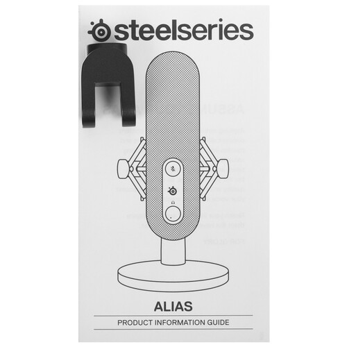 Купить Микрофон Steelseries Alias черный  5485691. Характеристики, отзывы и цены в Донецке