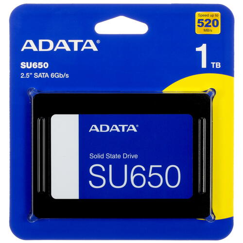 Купить 1000 ГБ 2.5" SATA накопитель ADATA Ultimate SU650 [ASU650SS-1TT-R]  5434115. Характеристики, отзывы и цены в Донецке