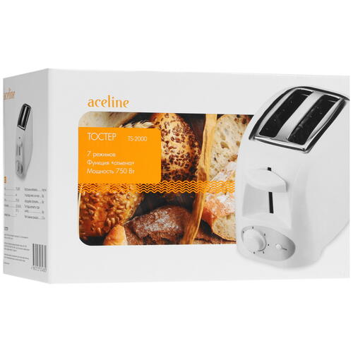 Купить Тостер Aceline TS-2000 белый  1304823. Характеристики, отзывы и цены в Донецке