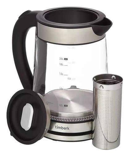 Купить Электрочайник Timberk T-EK27G01 черный  9091196. Характеристики, отзывы и цены в Донецке