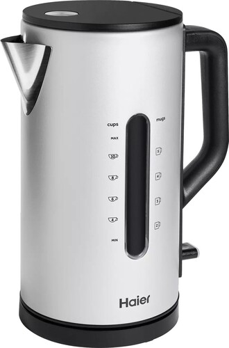 Купить Электрочайник Haier HK-601 серый  9240240. Характеристики, отзывы и цены в Донецке