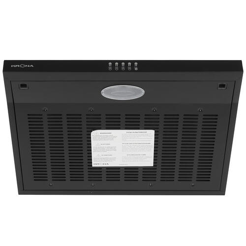 Купить Вытяжка подвесная KRONA ERMINA 600 black PB черный  8191690. Характеристики, отзывы и цены в Донецке
