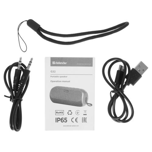 Купить Портативная колонка Defender G32, черный  5358745. Характеристики, отзывы и цены в Донецке