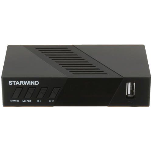 Купить Приставка для цифрового ТВ Starwind CT-140 черный  8130297. Характеристики, отзывы и цены в Донецке