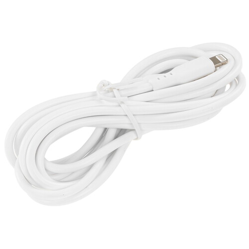 Купить Кабель круглый GoPower Lightning 8-pin - USB 2.0 Type-A белый 2 м  5479657. Характеристики, отзывы и цены в Донецке
