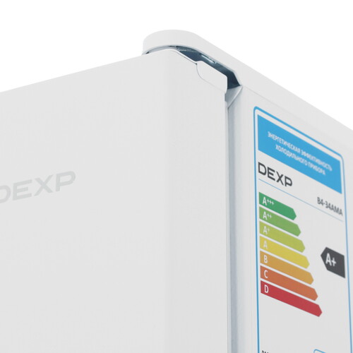 Купить Холодильник с морозильником   DEXP B4-34AMA белый  9263056. Характеристики, отзывы и цены в Донецке