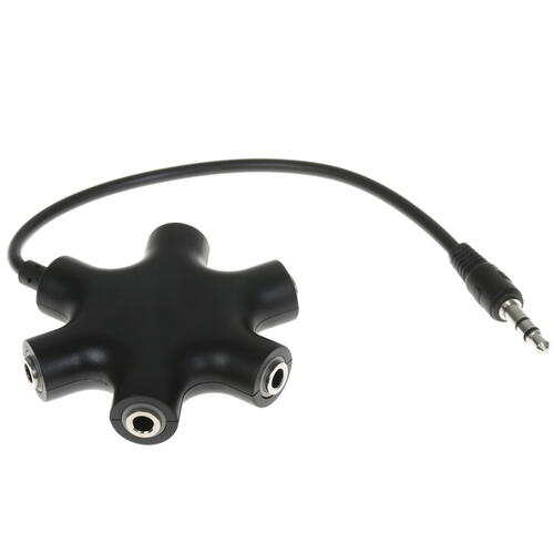 Купить Разветвитель   Aceline 3.5 mm jack - 3.5 mm jack x5 черный  1380509. Характеристики, отзывы и цены в Донецке