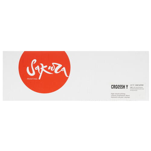 Купить Картридж лазерный SAKURA CRG055HY желтый, с чипом  9931356. Характеристики, отзывы и цены в Донецке