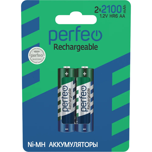 Купить Аккумулятор Perfeo AA2100mAh/2BL 2100 мА*ч  9182476. Характеристики, отзывы и цены в Донецке
