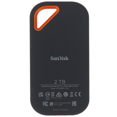 Купить 2000 ГБ Внешний SSD SanDisk Extreme PRO Portable  9910427. Характеристики, отзывы и цены в Донецке