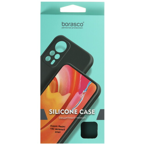 Купить Накладка  BoraSCO для Xiaomi REDMI 15C/ POCO C85 зеленый  5633602. Характеристики, отзывы и цены в Донецке