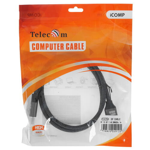 Купить Кабель  Telecom DisplayPort - DisplayPort, 1 м  5343280. Характеристики, отзывы и цены в Донецке