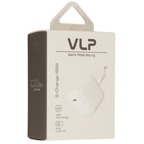 Купить Сетевое зарядное устройство VLP G-Charge 45W белый  9263173. Характеристики, отзывы и цены в Донецке