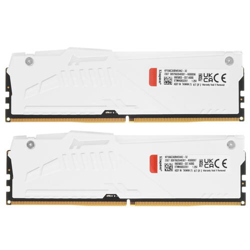 Купить Оперативная память Kingston Fury Beast AMD RGB White [KF556C36BWEAK2-32] 32 ГБ  5406690. Характеристики, отзывы и цены в Донецке