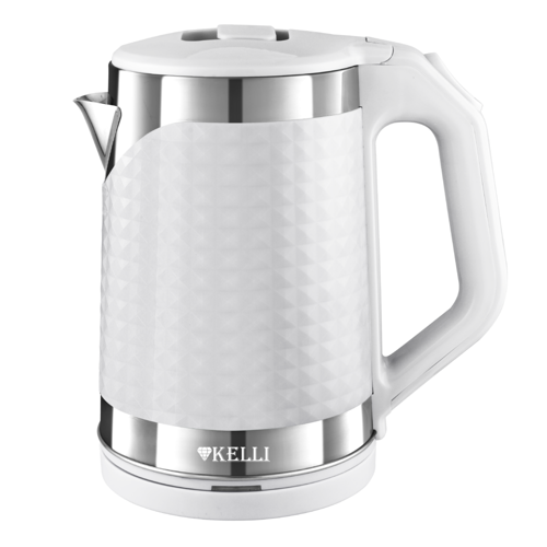 Купить Электрочайник KELLI KL-1372W белый  5359888. Характеристики, отзывы и цены в Донецке
