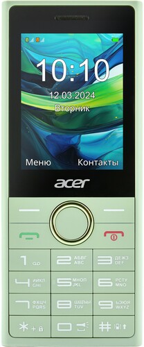 Купить Сотовый телефон Acer Twist TW24 зеленый  5457733. Характеристики, отзывы и цены в Донецке