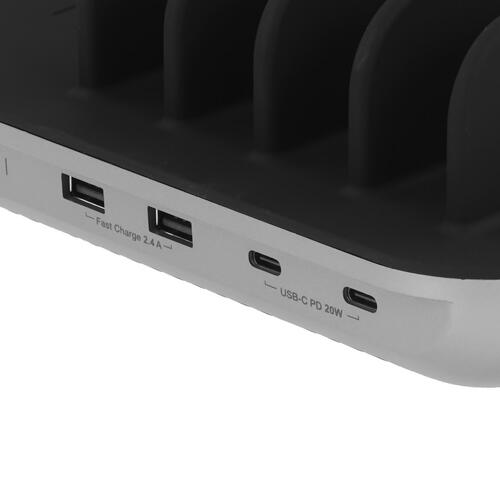 Купить Док-станция Satechi Dock5 Multi-Device Charging Station with Wireless Charging черный  9073305. Характеристики, отзывы и цены в Донецке