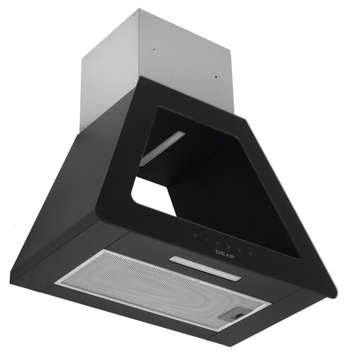 Купить Вытяжка пристенная DEXP WCH60-SL0 TRAPEZOID черный/черный  9279073. Характеристики, отзывы и цены в Донецке