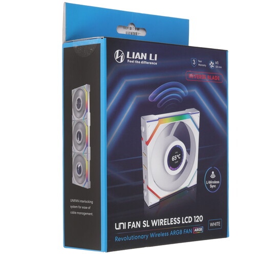 Купить Реверсный вентилятор LIAN LI UNI FAN SL WIRELESS LCD 120 Reverse Blade  5604353. Характеристики, отзывы и цены в Донецке