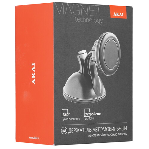 Купить Держатель автомобильный AKAI PM-535MS черный  9220586. Характеристики, отзывы и цены в Донецке