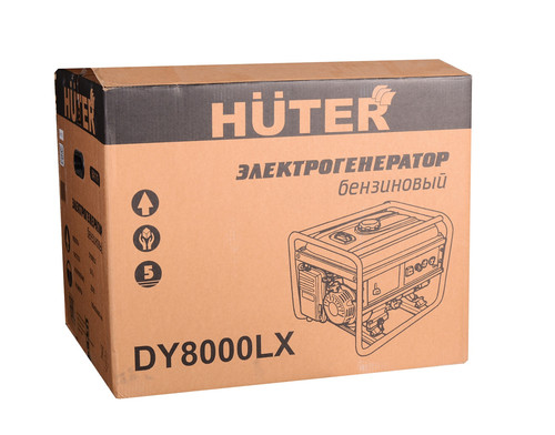 Купить Электрогенератор   бензиновый Huter DY8000LX  1263929. Характеристики, отзывы и цены в Донецке