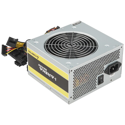Купить Блок питания Chieftec iARENA 450W (OEM) [GPA-450S8] серый  1379287. Характеристики, отзывы и цены в Донецке