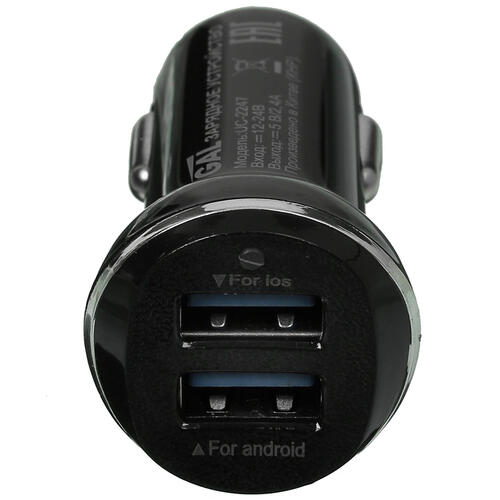 Купить Автомобильное ЗУ GAL UC-2247 черный  9992963. Характеристики, отзывы и цены в Донецке