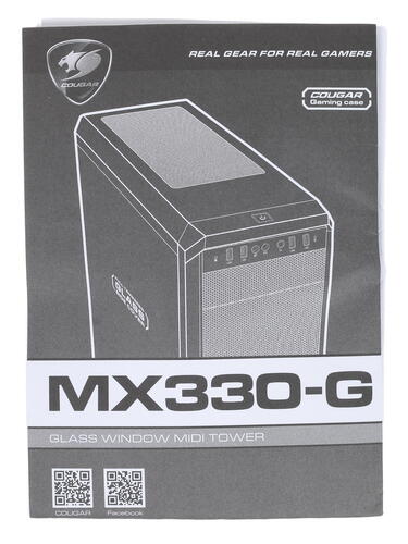 Купить Корпус Cougar MX330-G  черный  1203113. Характеристики, отзывы и цены в Донецке