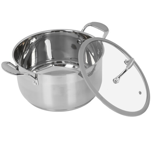 Купить Кастрюля SATOSHI Венрай 822-169 5.6 л 24 см серебристый  9195525. Характеристики, отзывы и цены в Донецке
