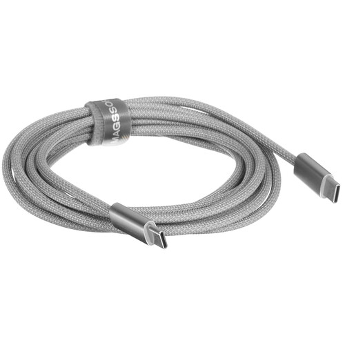 Купить Кабель круглый Magssory USB Type-C - USB Type-C серый 2.4 м  5644244. Характеристики, отзывы и цены в Донецке