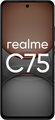 Купить 6.72" Смартфон realme C75 256 ГБ черный  5612592. Характеристики, отзывы и цены в Донецке