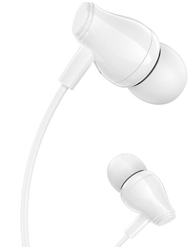 Купить Проводные наушники Borofone BM61 белый  5462530. Характеристики, отзывы и цены в Донецке