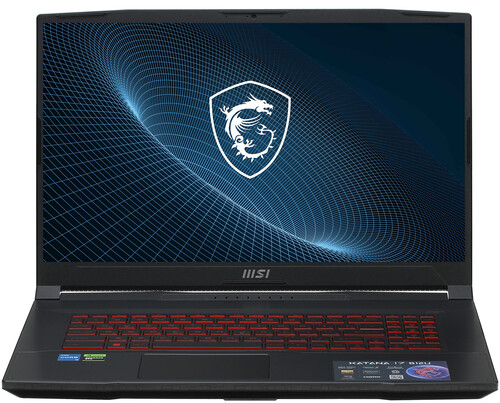 Купить 17.3" Ноутбук MSI Katana 17 B12UCR-822RU черный  5440106. Характеристики, отзывы и цены в Донецке