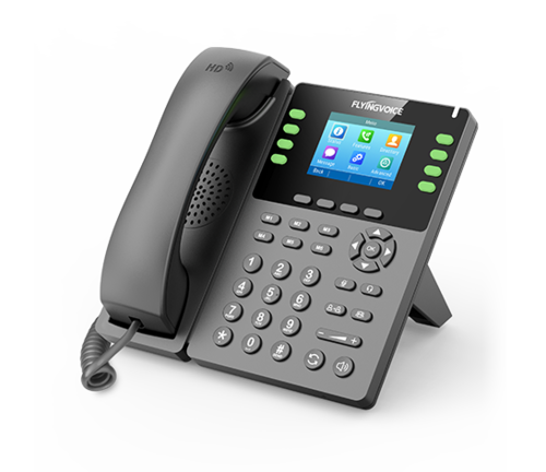 Купить Телефон VoIP Flyingvoice P23GW серый  9089010. Характеристики, отзывы и цены в Донецке