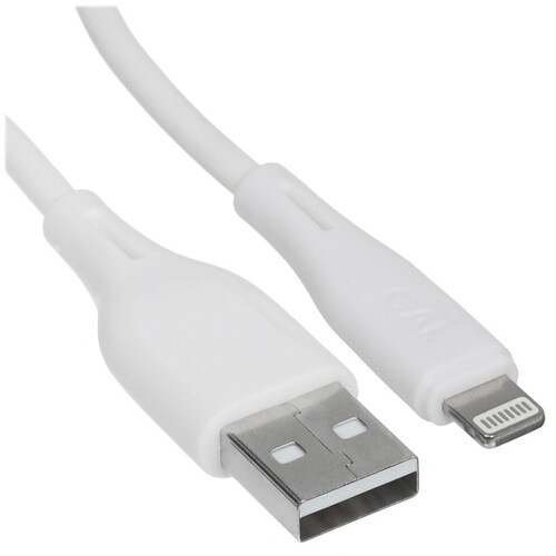 Купить Кабель круглый GAL Lightning 8-pin - USB 2.0 Type-A белый 1.2 м  5485641. Характеристики, отзывы и цены в Донецке