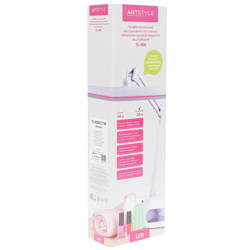 Купить Настольный светильник ArtStyle TL406CCTW белый  5090064. Характеристики, отзывы и цены в Донецке